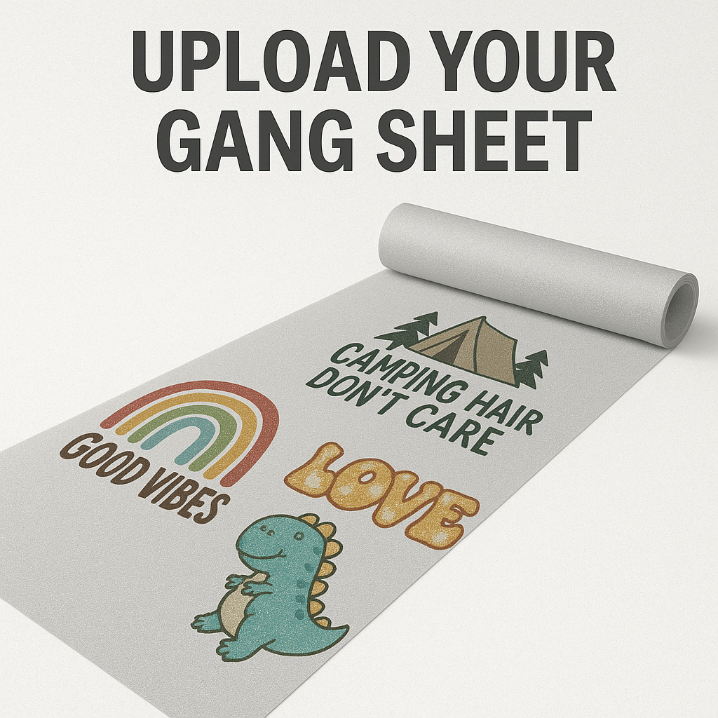 22 Inch Completed Gang Sheet Upload